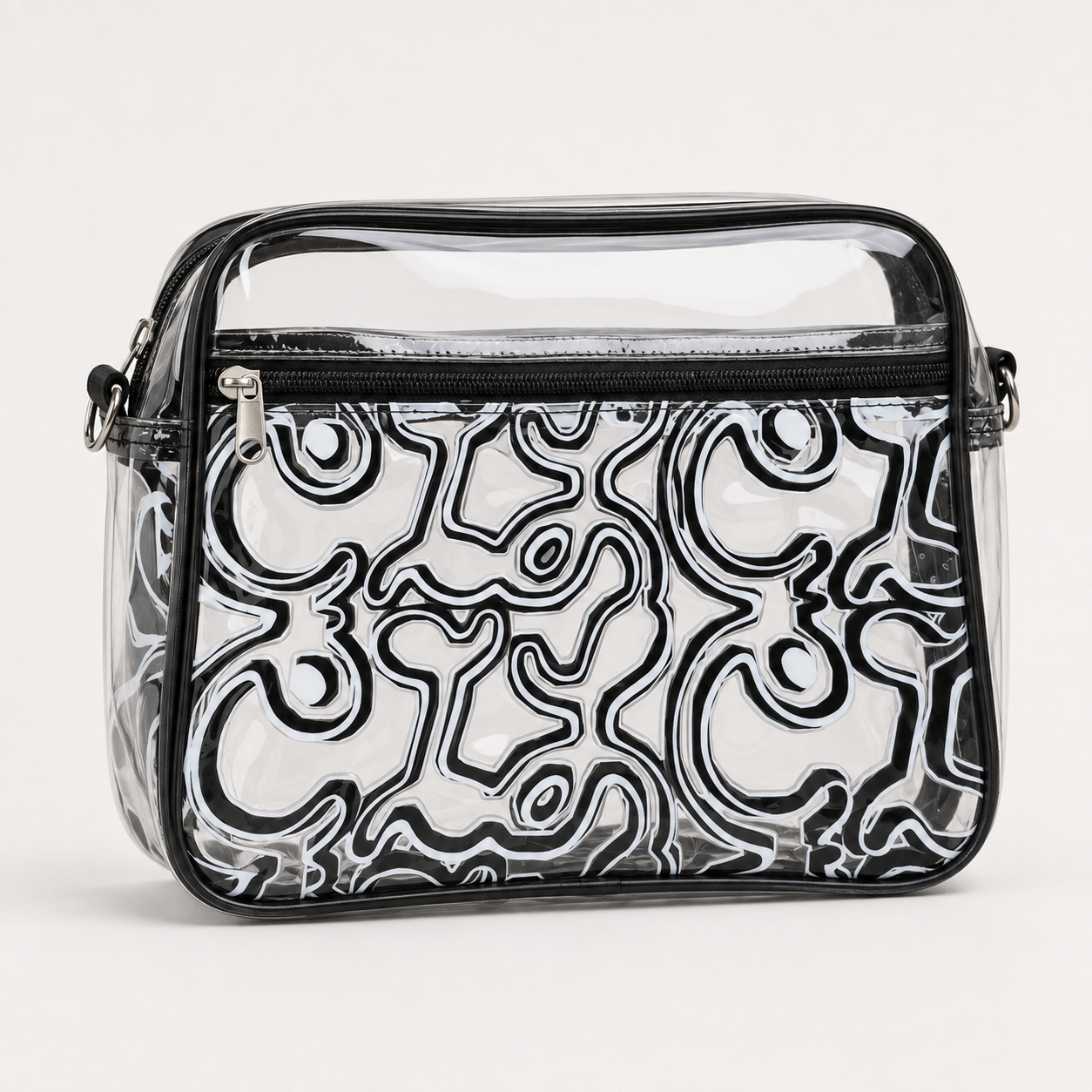 Crystal Scripted Medium Handbag