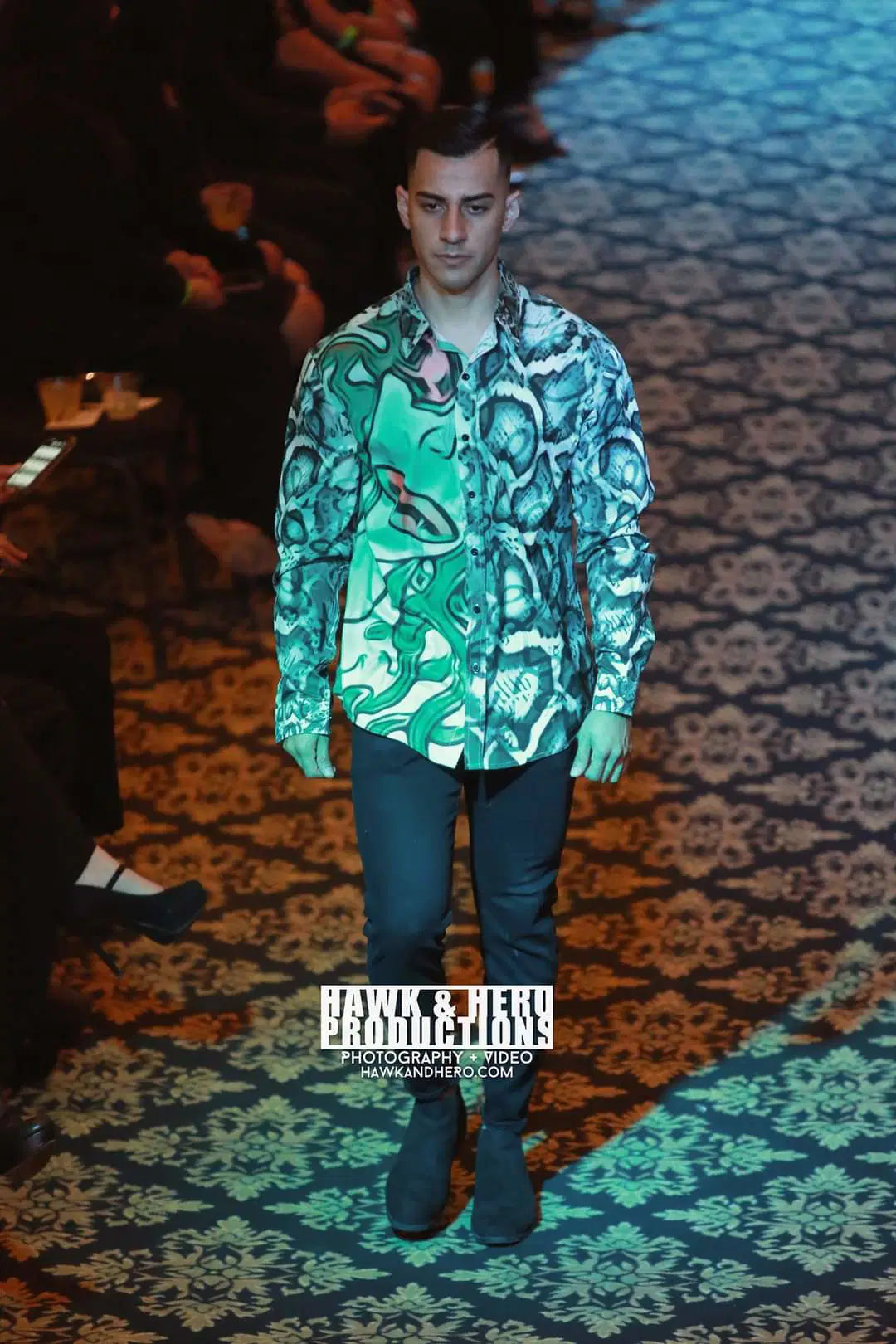 Men's Medusa Button-Up