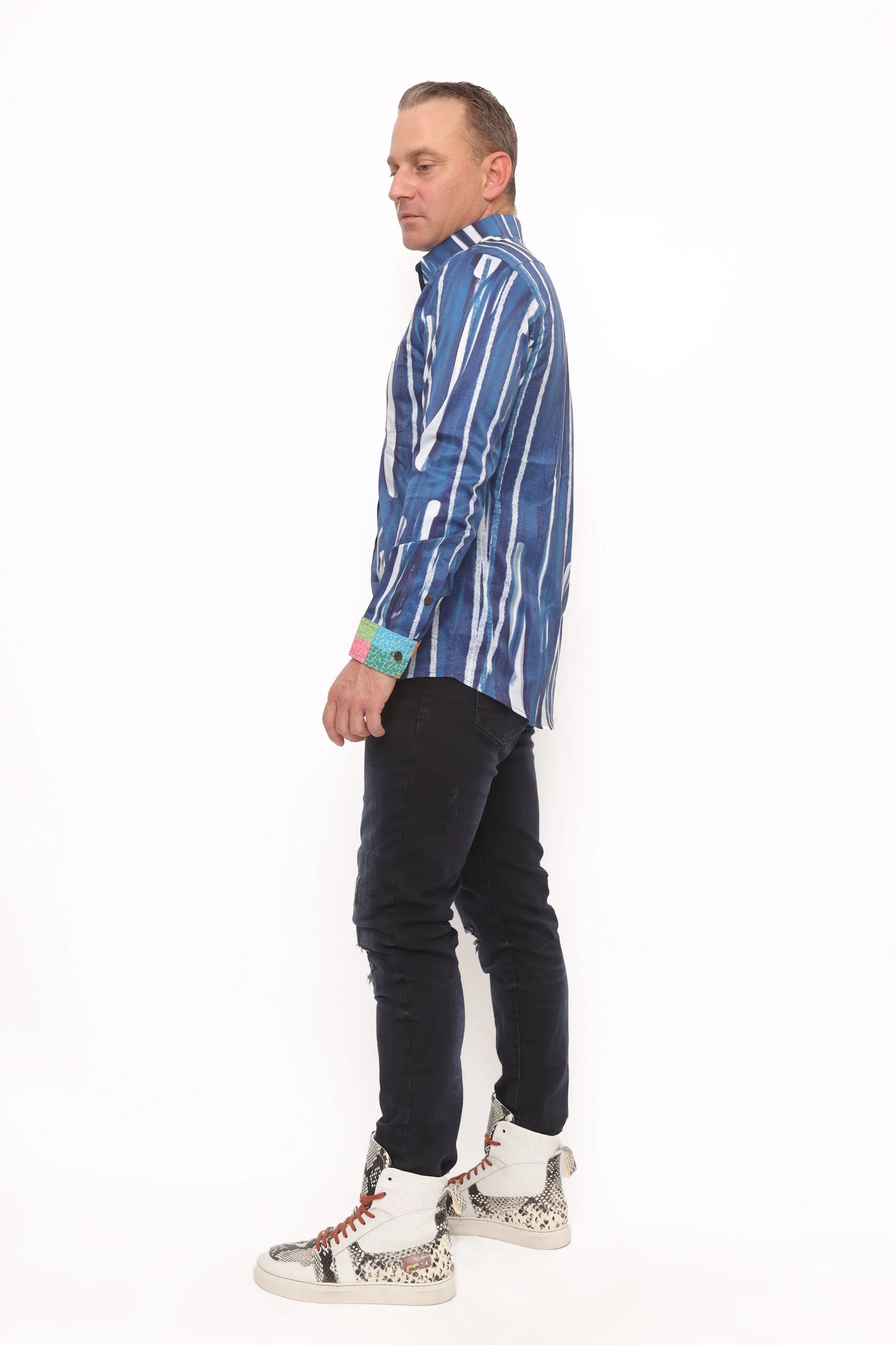 Rembrandt Men's Long Sleeve Button Up