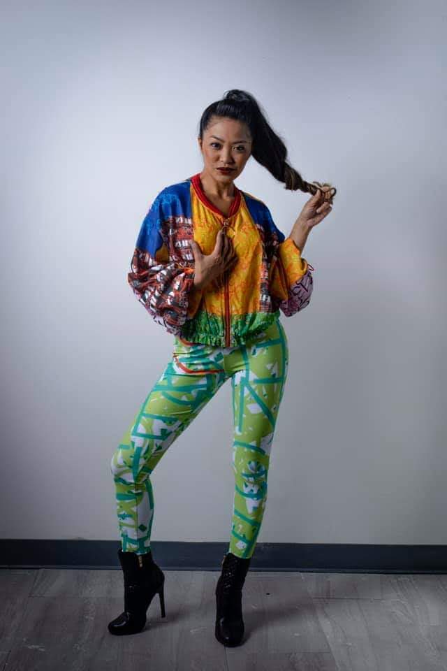 Allinmyfeelings Cropped Chiffon Jacket