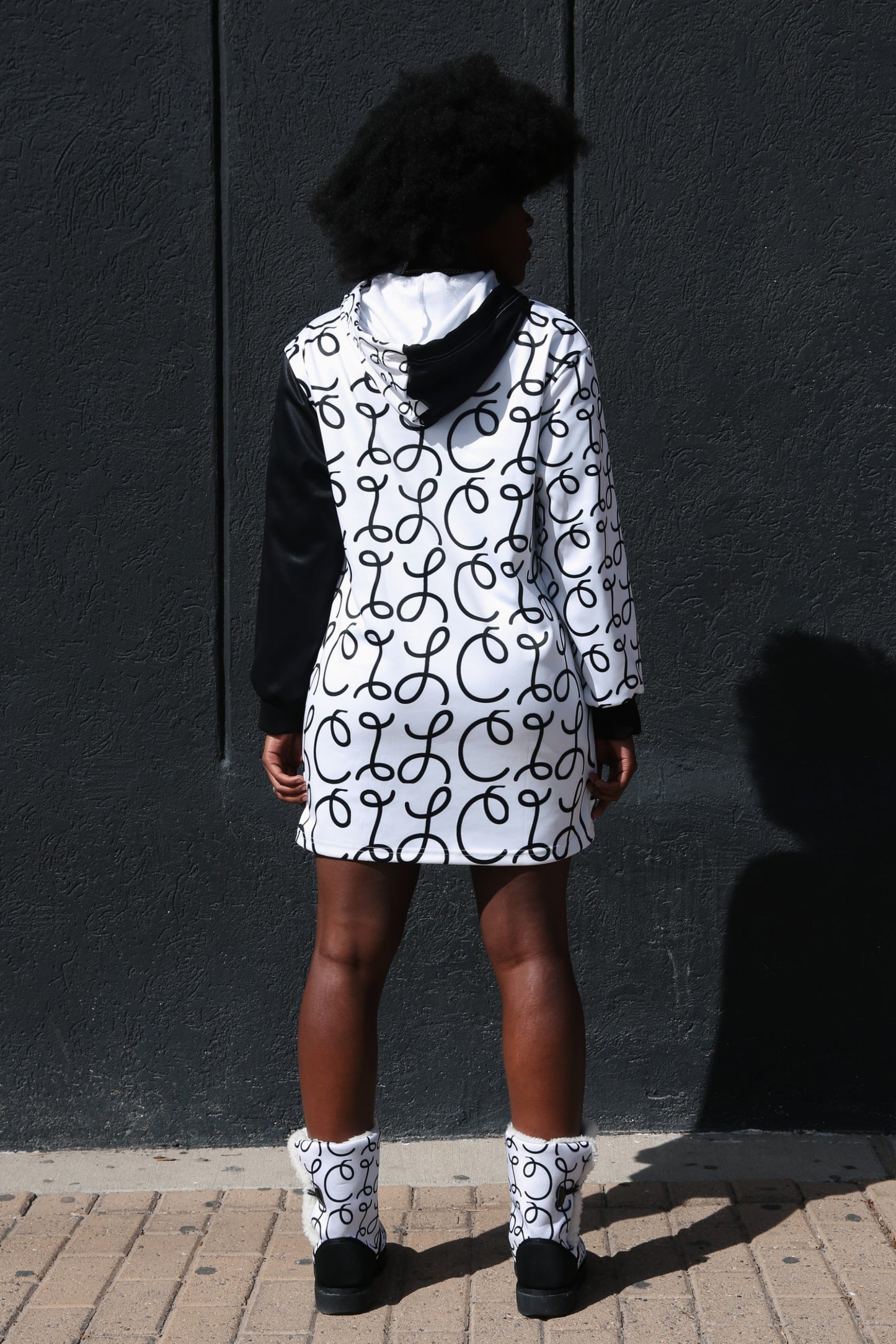 Kruella Mini Hoodie Dress