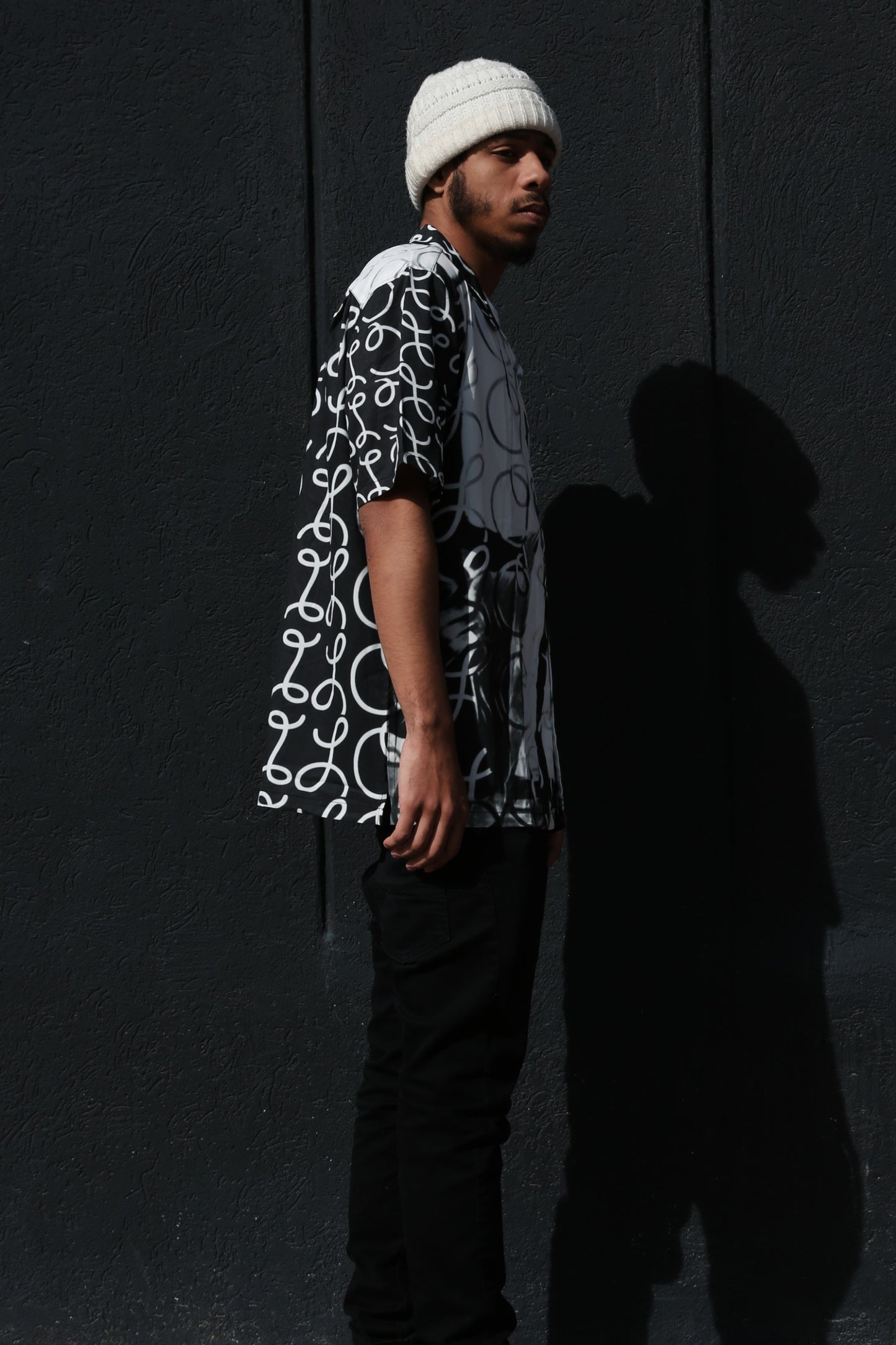 Scripted By Any Means Short Sleeve Button Up