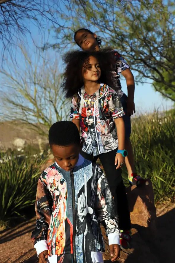 Young Legacy AllOver Print Bomber Jacket