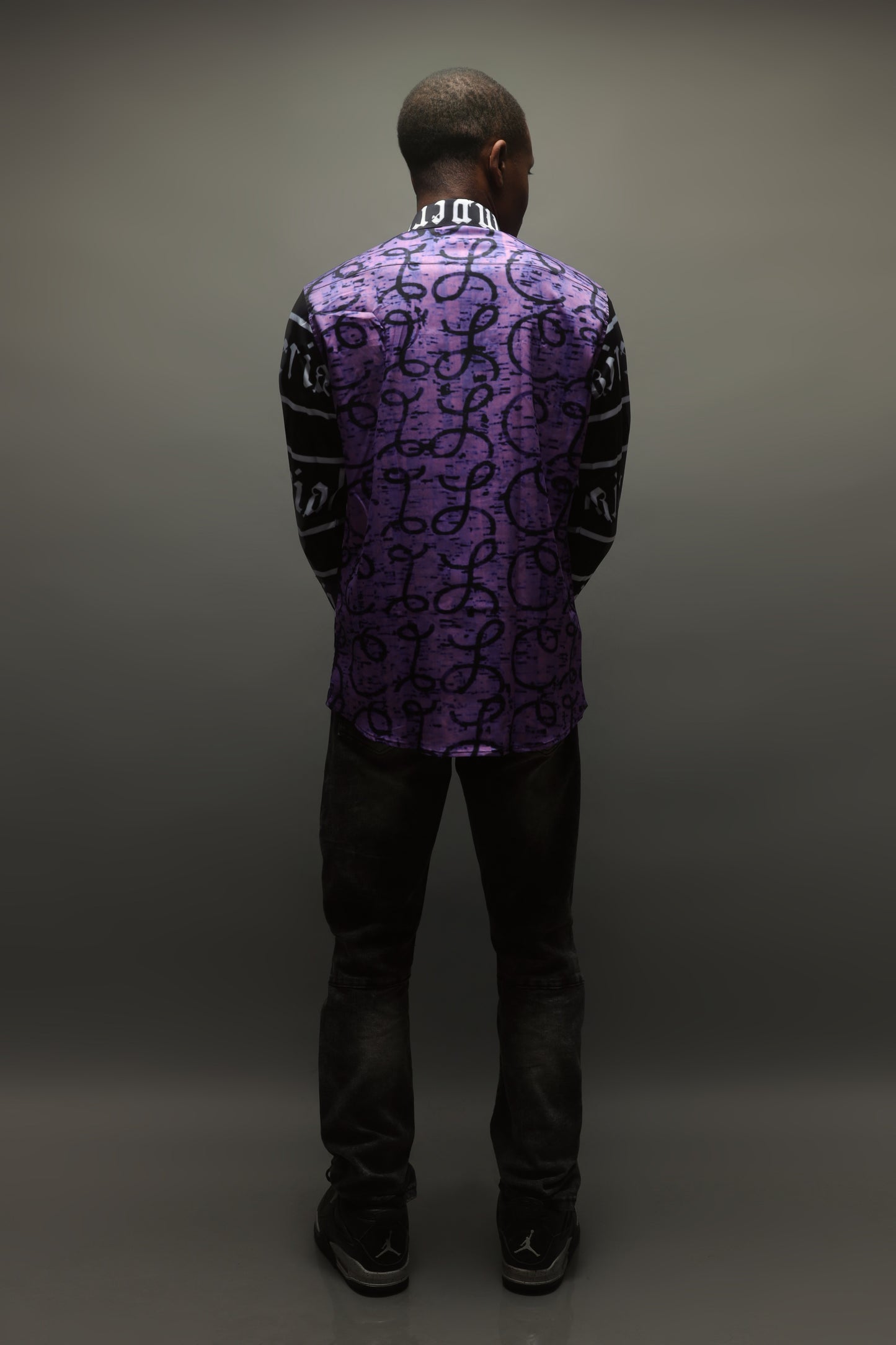 BlacksNPurps Men's Button-Up