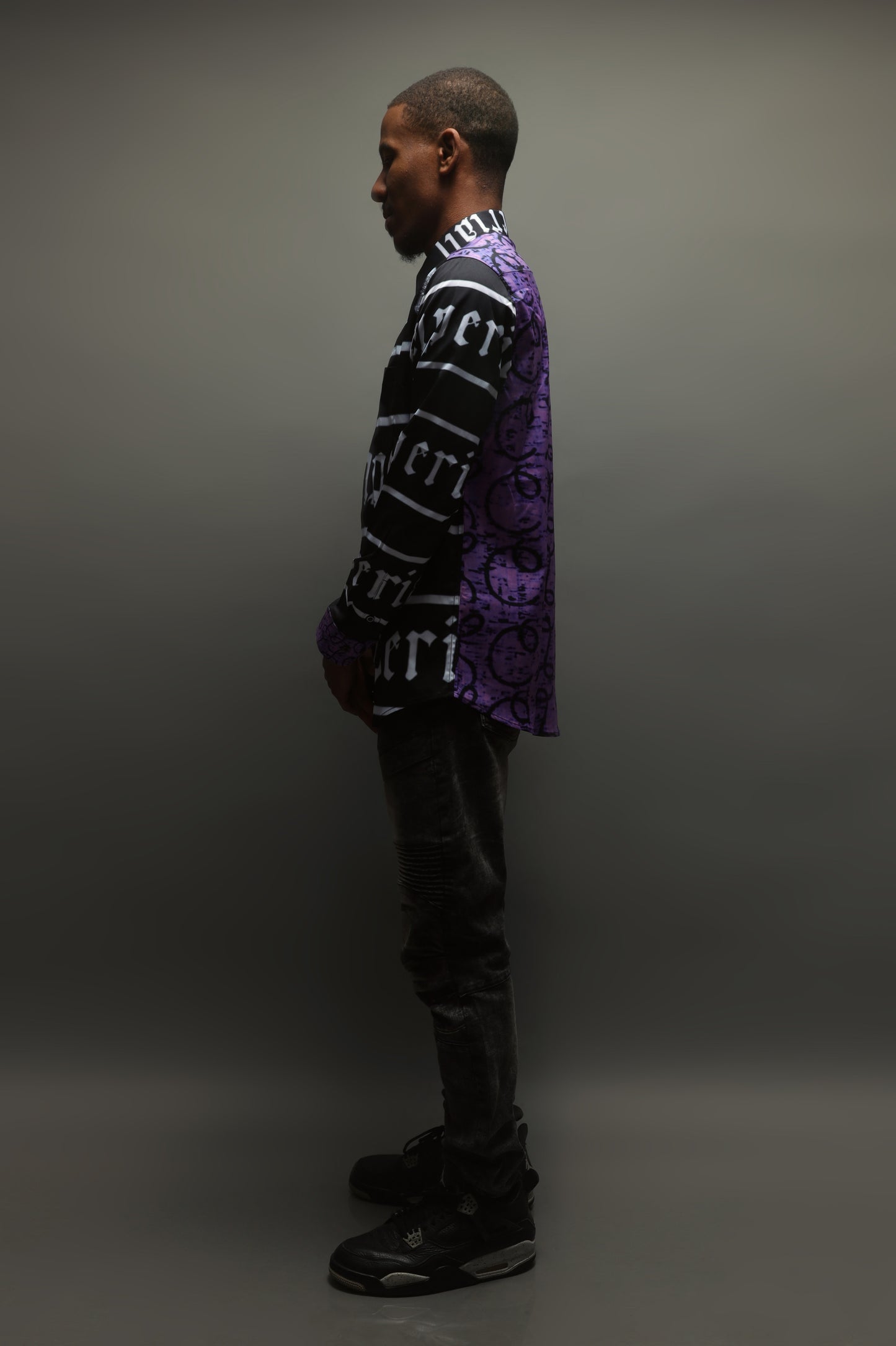 BlacksNPurps Men's Button-Up