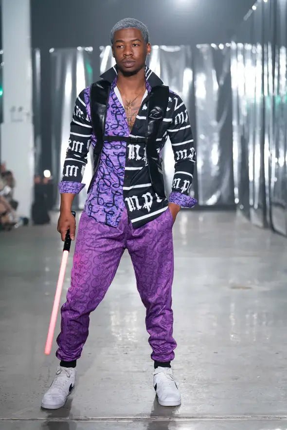 BlacksNPurps Men's Button-Up