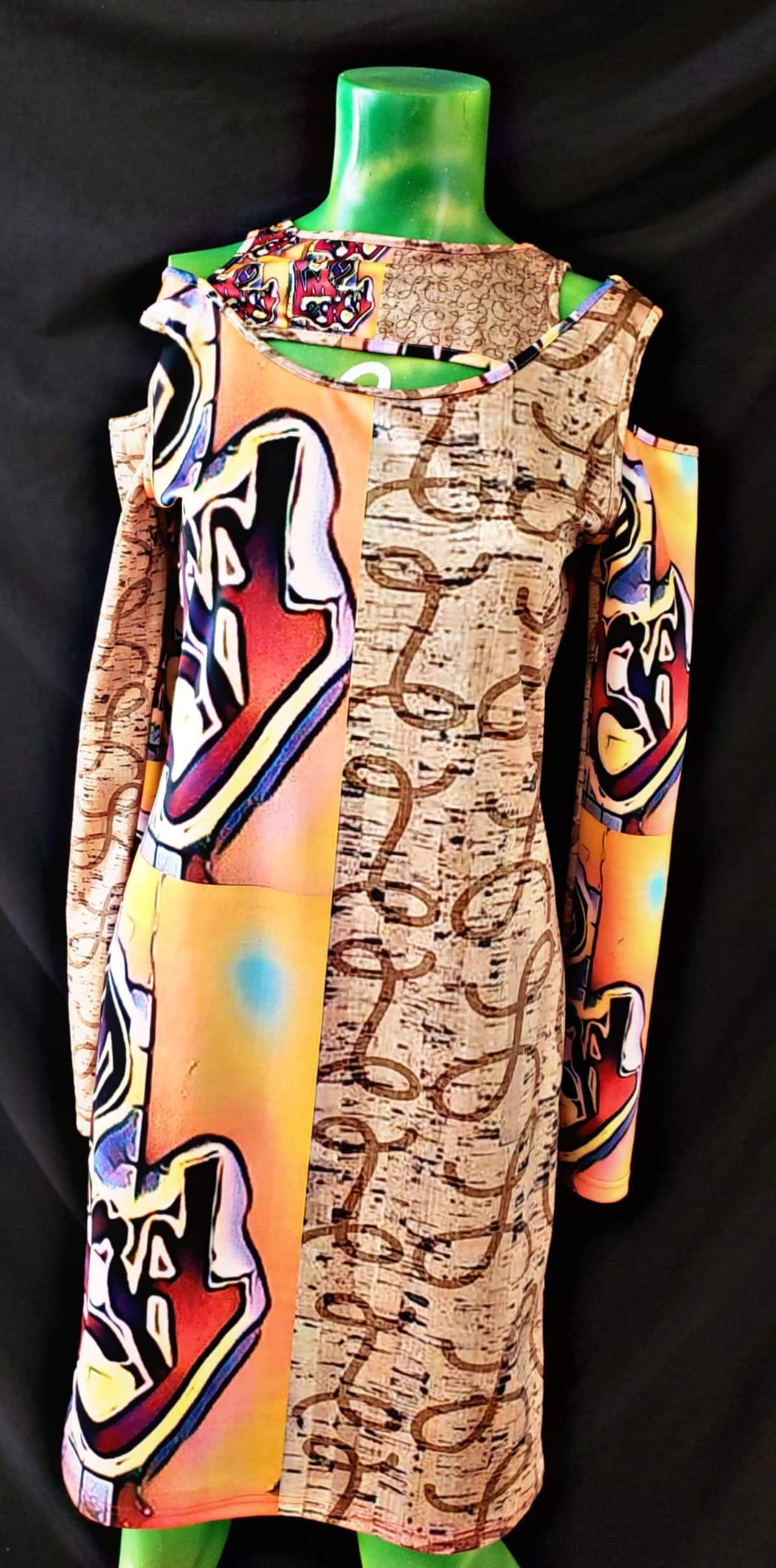 Konflicted Cut-Out Dress