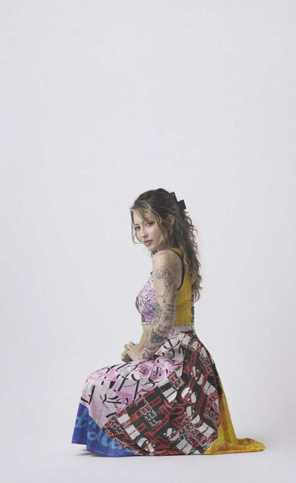 AllinmyFeelings Crepe Skirt