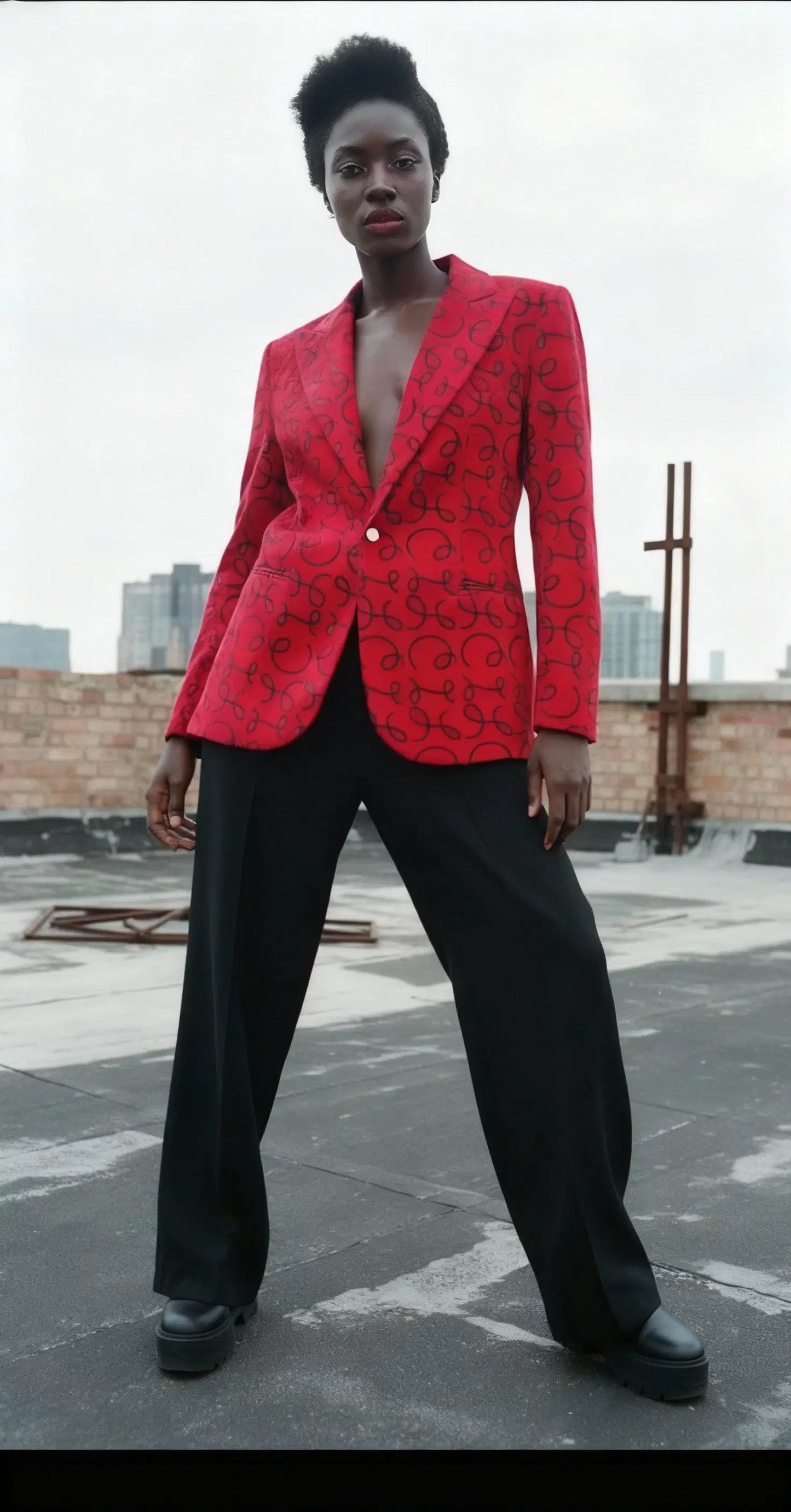 Scripted Blazer
