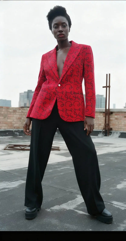 Scripted Blazer