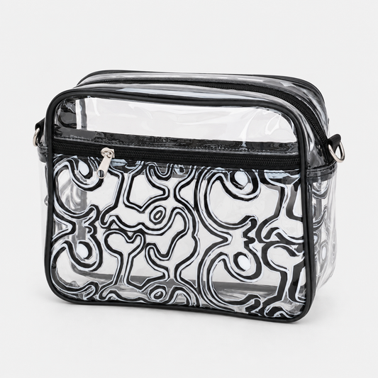 Crystal Scripted Small Handbag