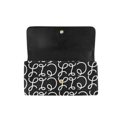 Women's Trifold Scripted Wallet