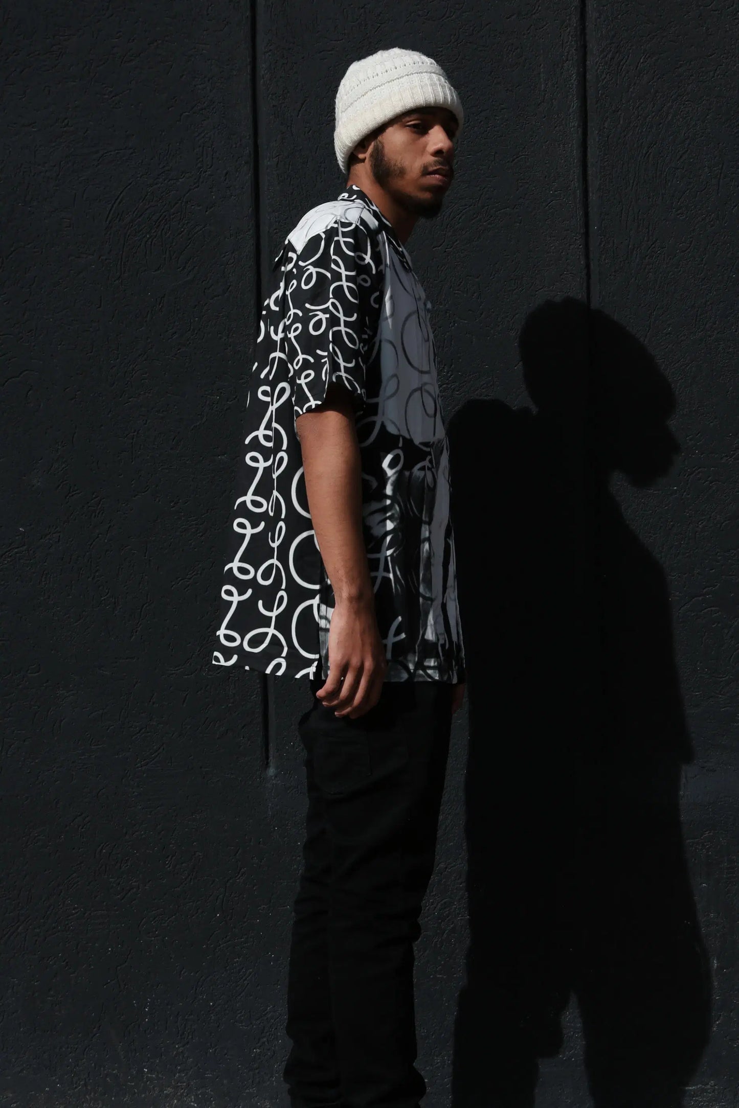 Scripted By Any Means Short Sleeve Button Up