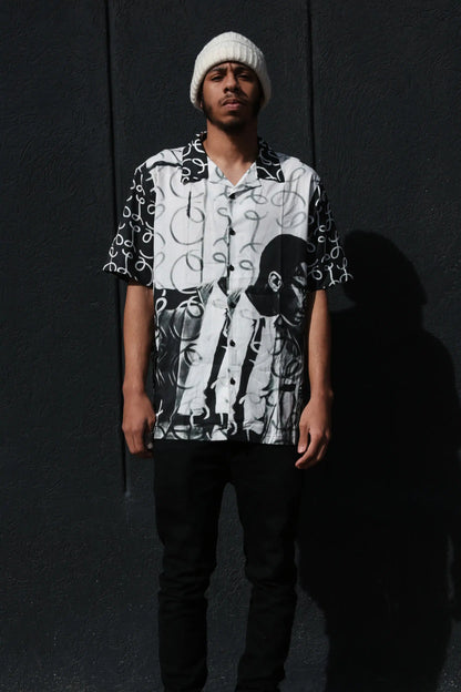Scripted By Any Means Short Sleeve Button Up