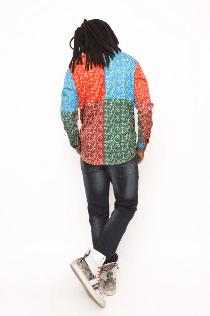 Rembrandt Men's Long Sleeve Button Up