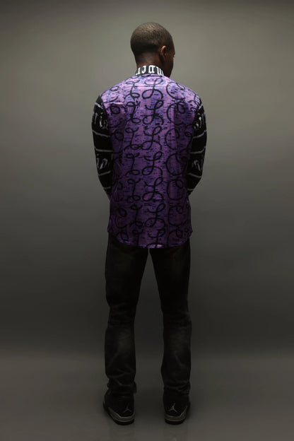 BlacksNPurps Men's Button-Up