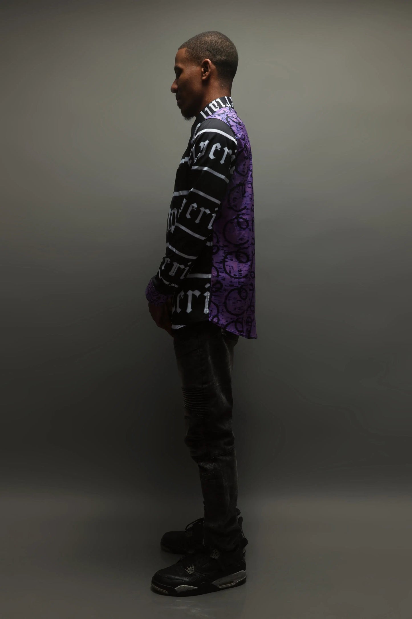 BlacksNPurps Men's Button-Up