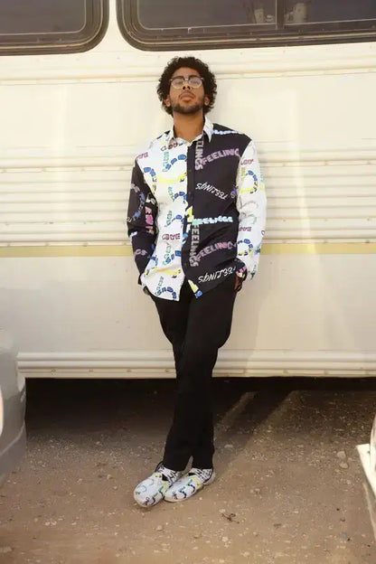 Feelings2 Men's Long Sleeve Button Up