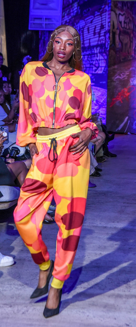 Rembrandt Cropped Chiffon Jacket