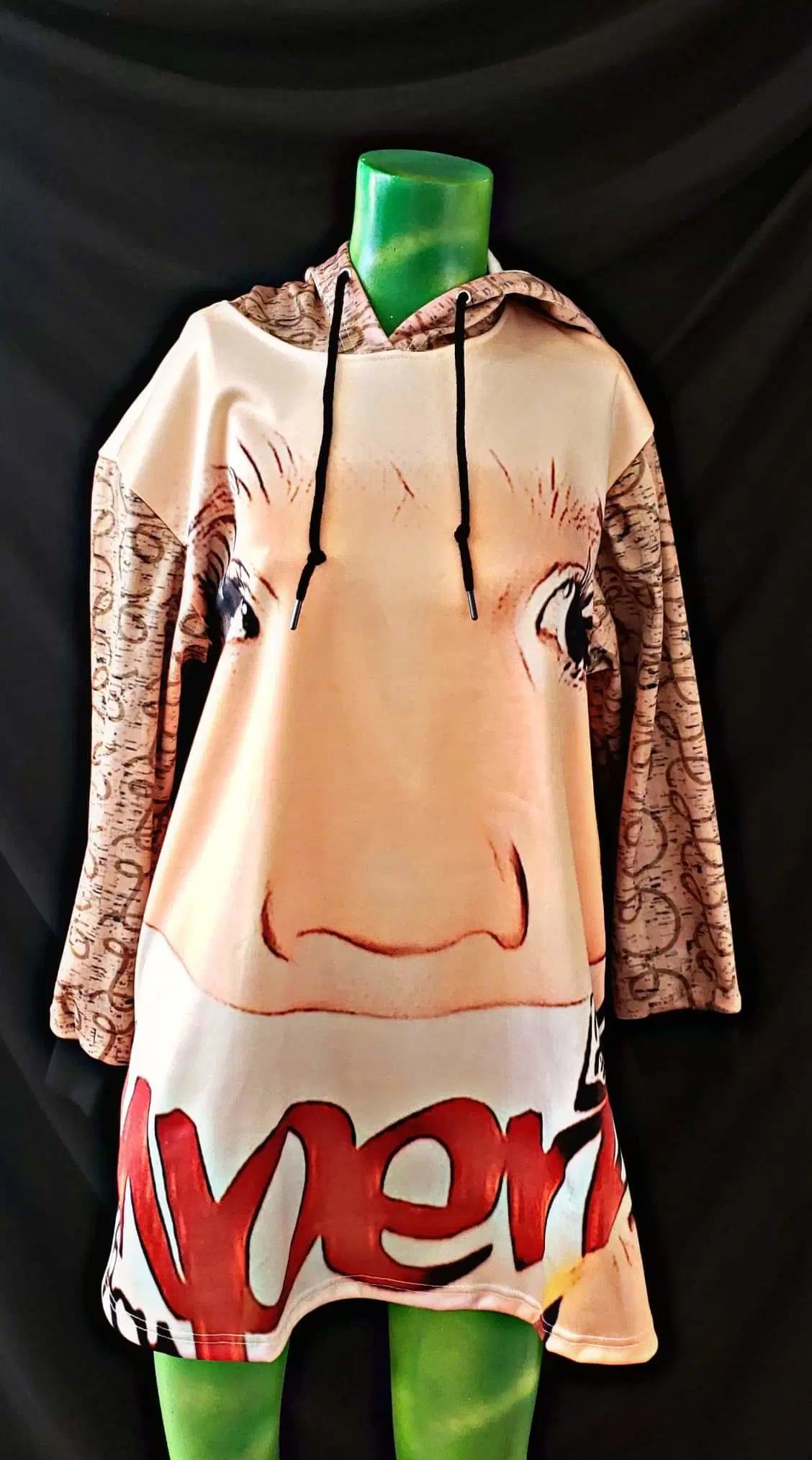 Speak None Mini Hoodie Dress