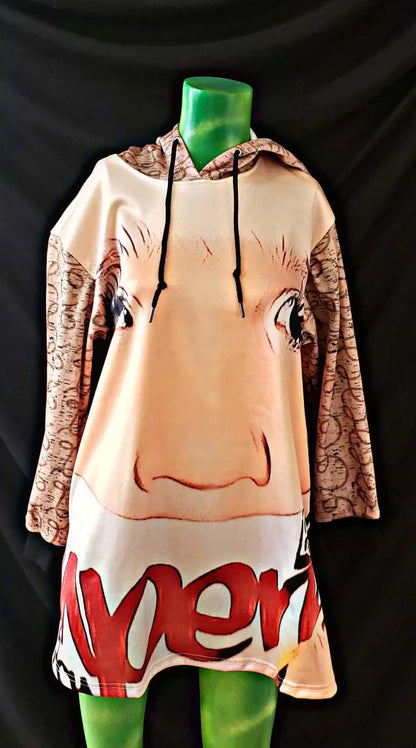 Speak None Mini Hoodie Dress