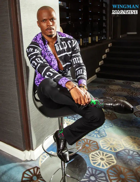 BlacksNPurps Men's Button-Up