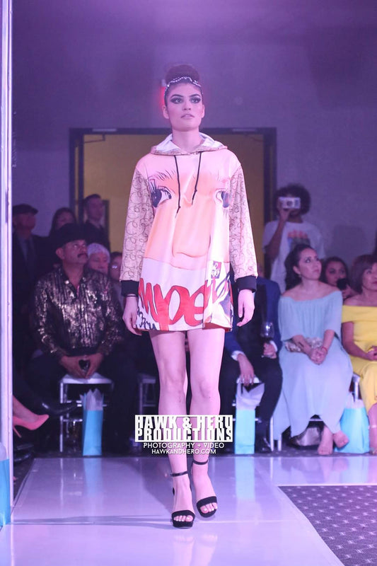 Speak None Mini Hoodie Dress