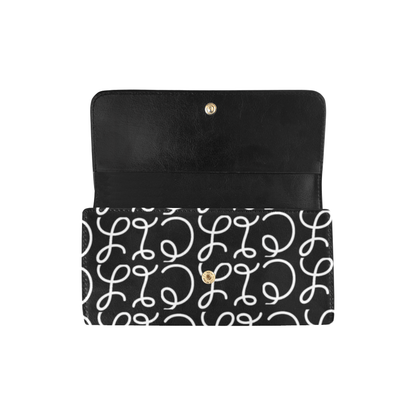 Women's Trifold Scripted Wallet