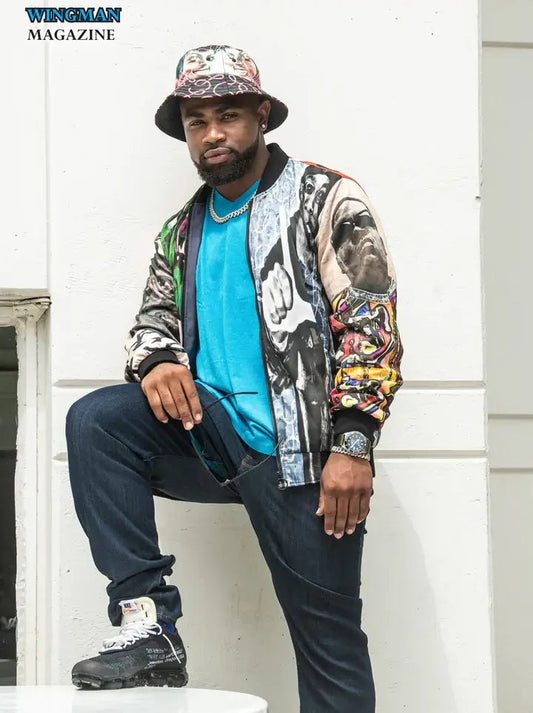 Men's SINZ AllOverPrint Bomber Jacket