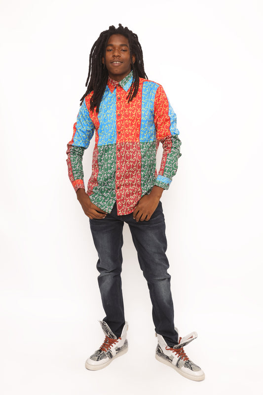 Rembrandt Men's Long Sleeve Button Up