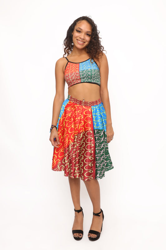 Rembrandt Women's Spaghetti Crop Top