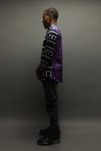 BlacksNPurps Men's Button-Up