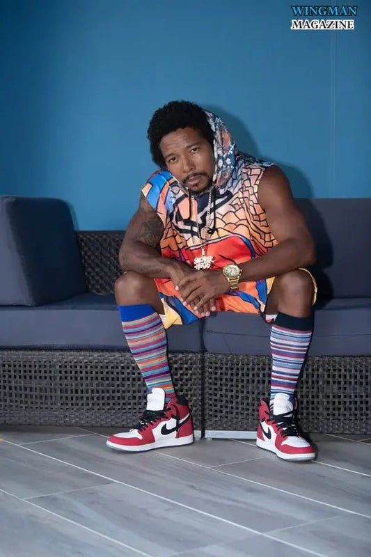 Men's AllOverPrint Sleeveless Hoodie