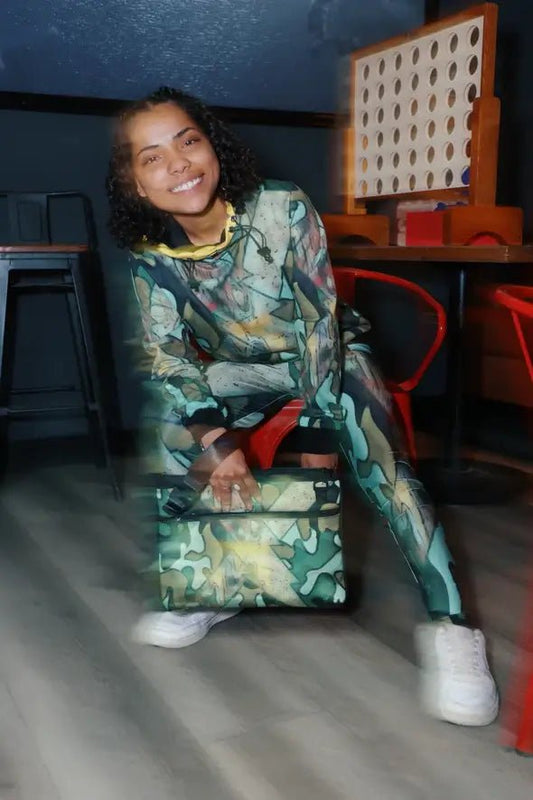 Women's Top Neck Pullover Hoodie