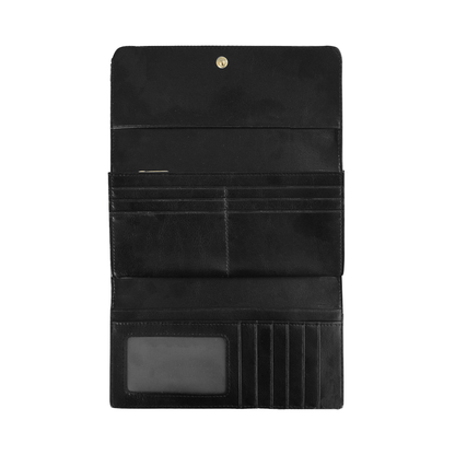 Women's Trifold Scripted Wallet