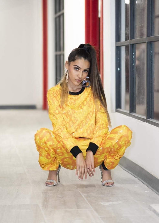 Women's Feelings Crop Pullover Sweatshirt