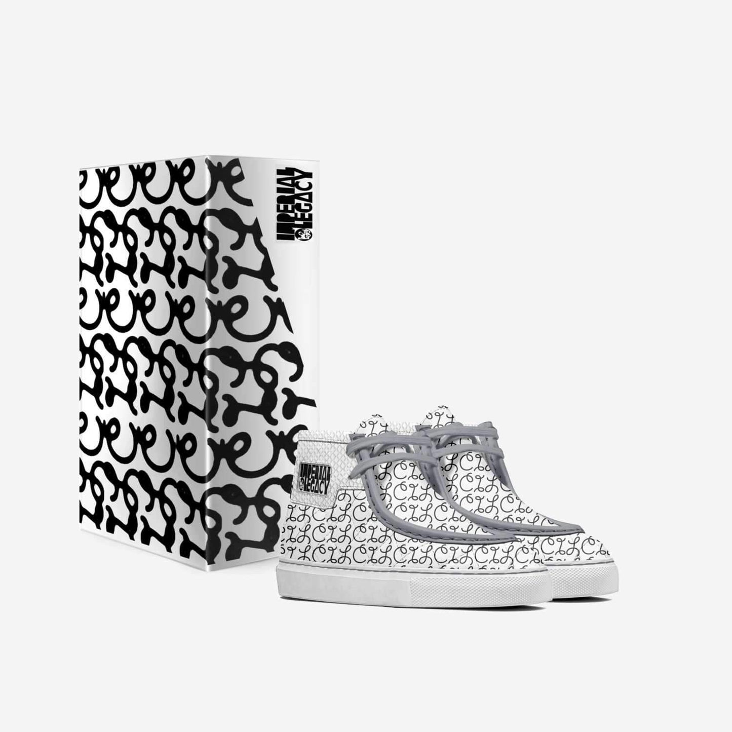 I AM LEGACY KIDS LOW TOP (White)